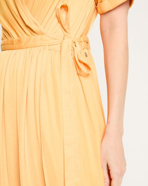 Robe Portefeuille Justine jaune