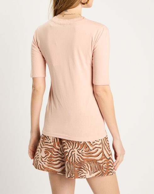 T-Shirt Amour saumon