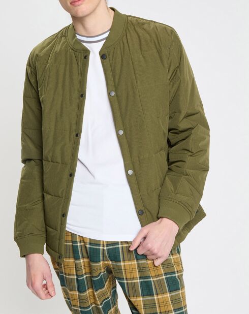 Bombers matelassé kaki