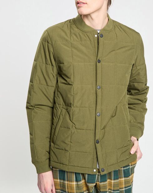Bombers matelassé kaki