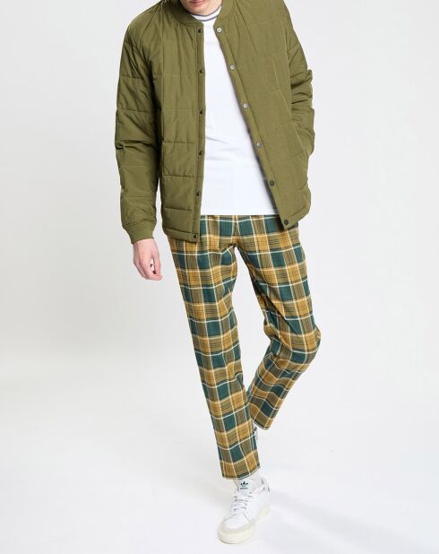 Bombers matelassé kaki