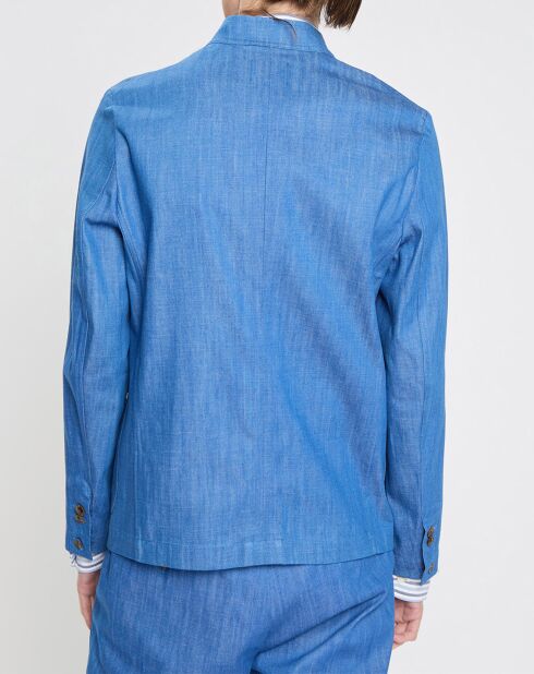 Veste de costume bleu vif