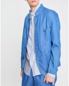 Veste de costume bleu vif