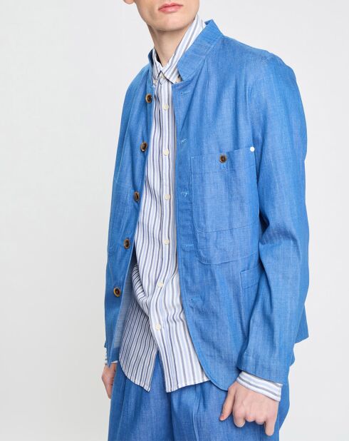 Veste de costume bleu vif