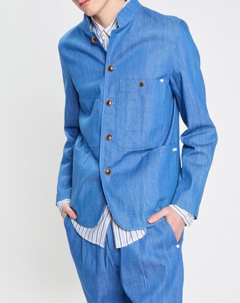 Veste de costume bleu vif