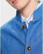 Veste de costume bleu vif