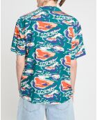 Chemise Regular Fit fluide imprimée Island multicolore
