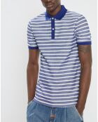 Polo Chic rayé bleu