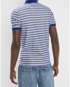 Polo Chic rayé bleu