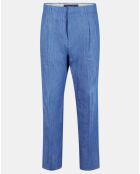 Pantalon de costume chino Regular Fit Pince bleu vif