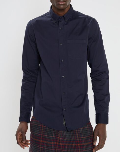 Chemise Regular Fit Twill bleu foncé