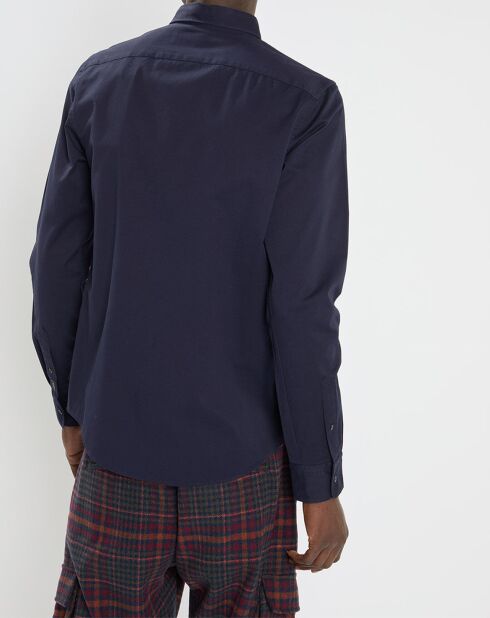 Chemise Regular Fit Twill bleu foncé