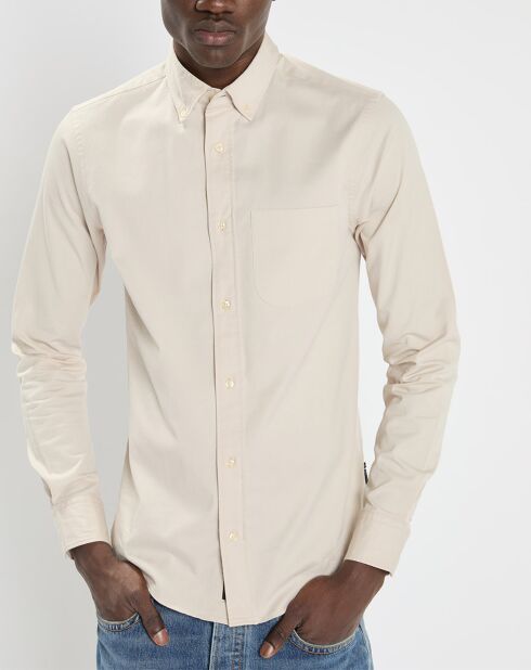 Chemise Regular Fit Twill écrue