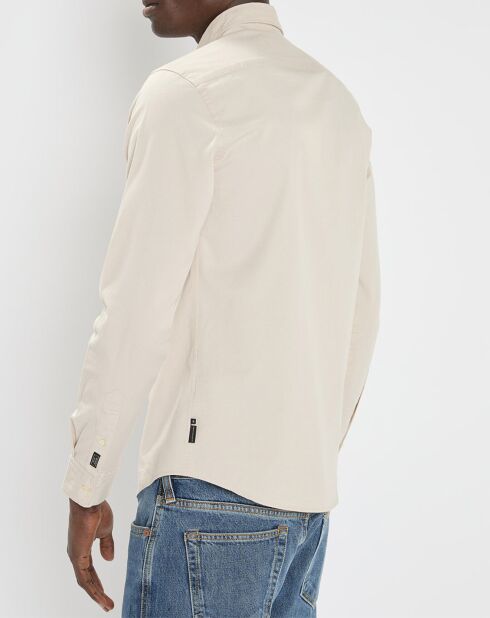 Chemise Regular Fit Twill écrue