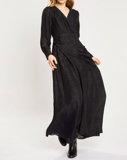 Robe cache-coeur noire
