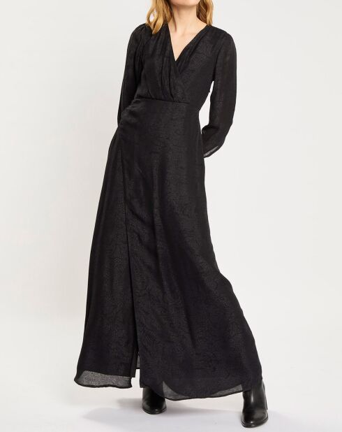 Robe cache-coeur noire