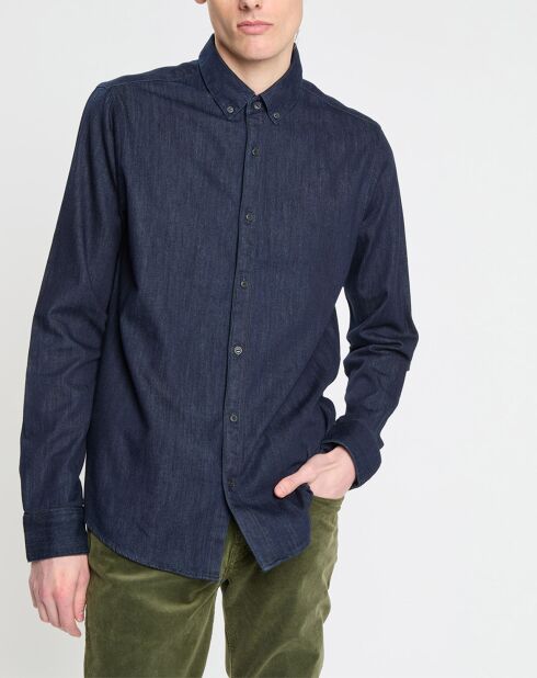 Chemise en jean Regular Fit  bleu foncé