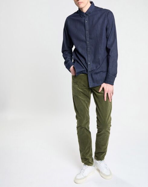 Chemise en jean Regular Fit  bleu foncé