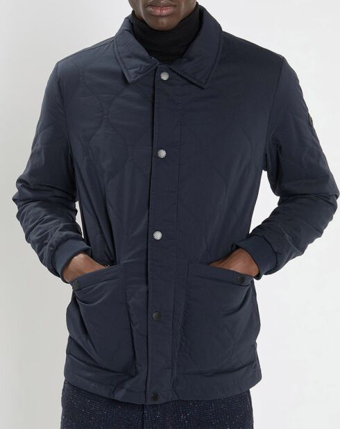 Veste matelassée bleu marine