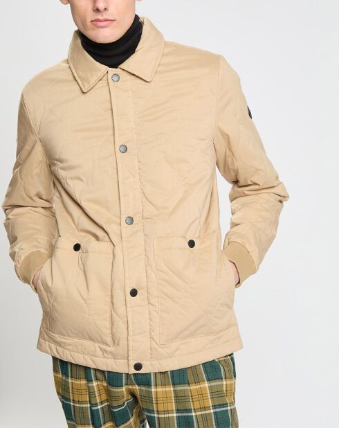 Veste matelassée écrue