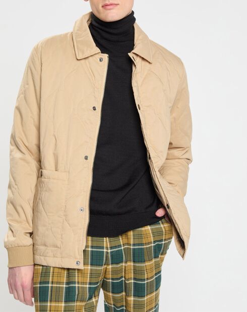 Veste matelassée écrue