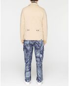 Veste matelassée écrue