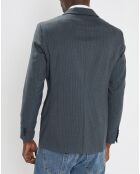 Veste fantaisie bleu marine