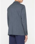 Veste fantaisie bleu marine