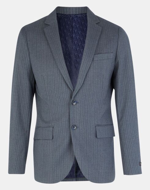 Veste fantaisie bleu marine