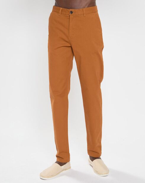 Pantalon chino Regular Fit Stuart marron