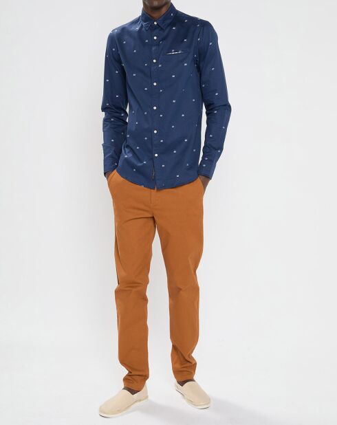 Pantalon chino Regular Fit Stuart marron