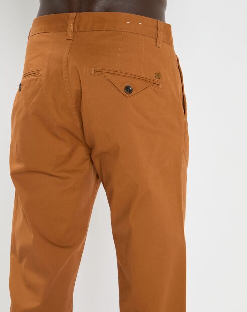 Pantalon chino Regular Fit Stuart marron
