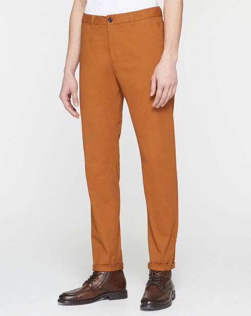 Pantalon chino Regular Fit Stuart marron