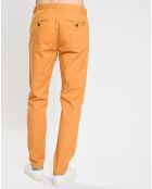 Pantalon chino Regular Fit Stuart orange clair