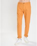 Pantalon chino Regular Fit Stuart orange clair