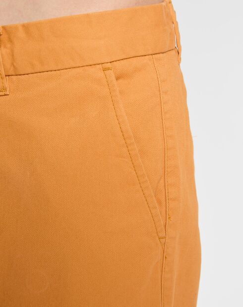 Pantalon chino Regular Fit Stuart orange clair