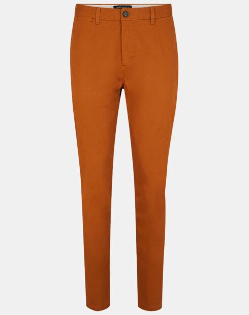 Pantalon chino Regular Fit Stuart marron