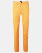 Pantalon chino Regular Fit Stuart orange clair