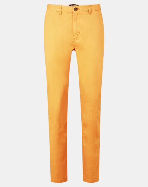 Pantalon chino Regular Fit Stuart orange clair