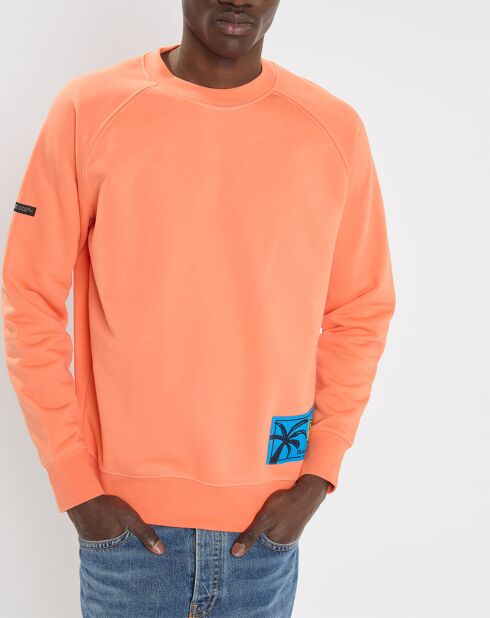 Sweat Raglan uni orange