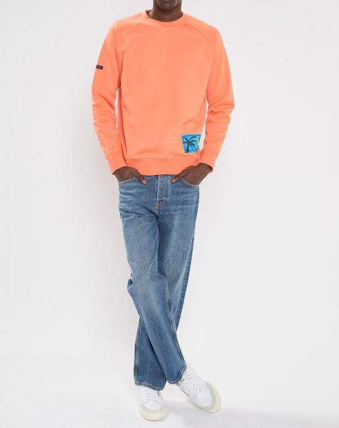 Sweat Raglan uni orange