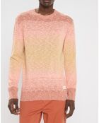 Pull Tie & Dye rose/jaune