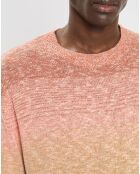 Pull Tie & Dye rose/jaune