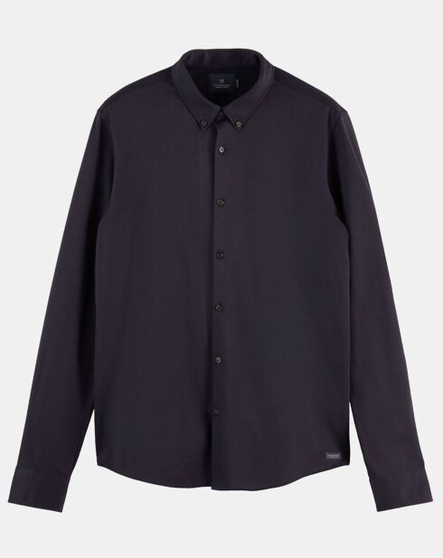 Chemise en Jersey bleu marine