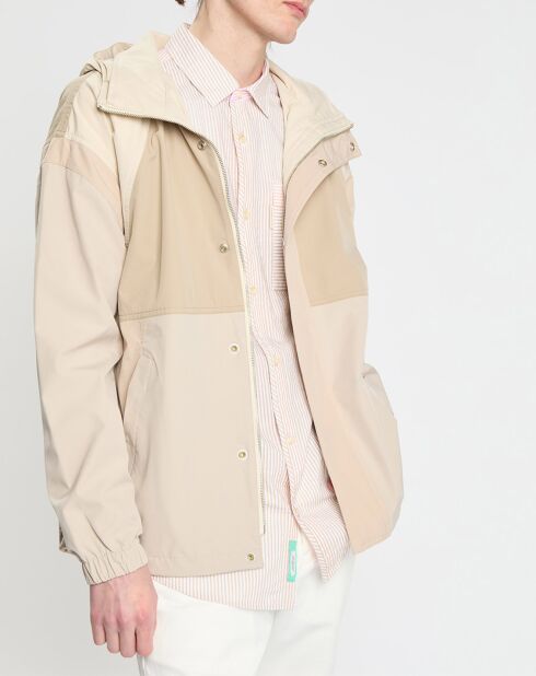 Coupe Vent Colorblock Packable beige clair