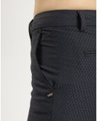 Pantalon de Costume en Laine mélangée motif écailles bleu foncé