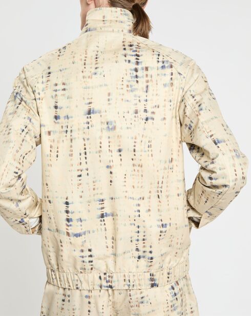 Blouson Imperméable Twill Coton Organic écru
