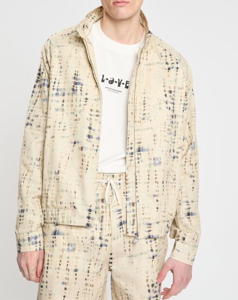 Blouson Imperméable Twill Coton Organic écru