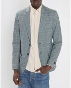 Veste Prince de Galles 2 Boutons gris moyen