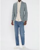 Veste Prince de Galles 2 Boutons gris moyen
